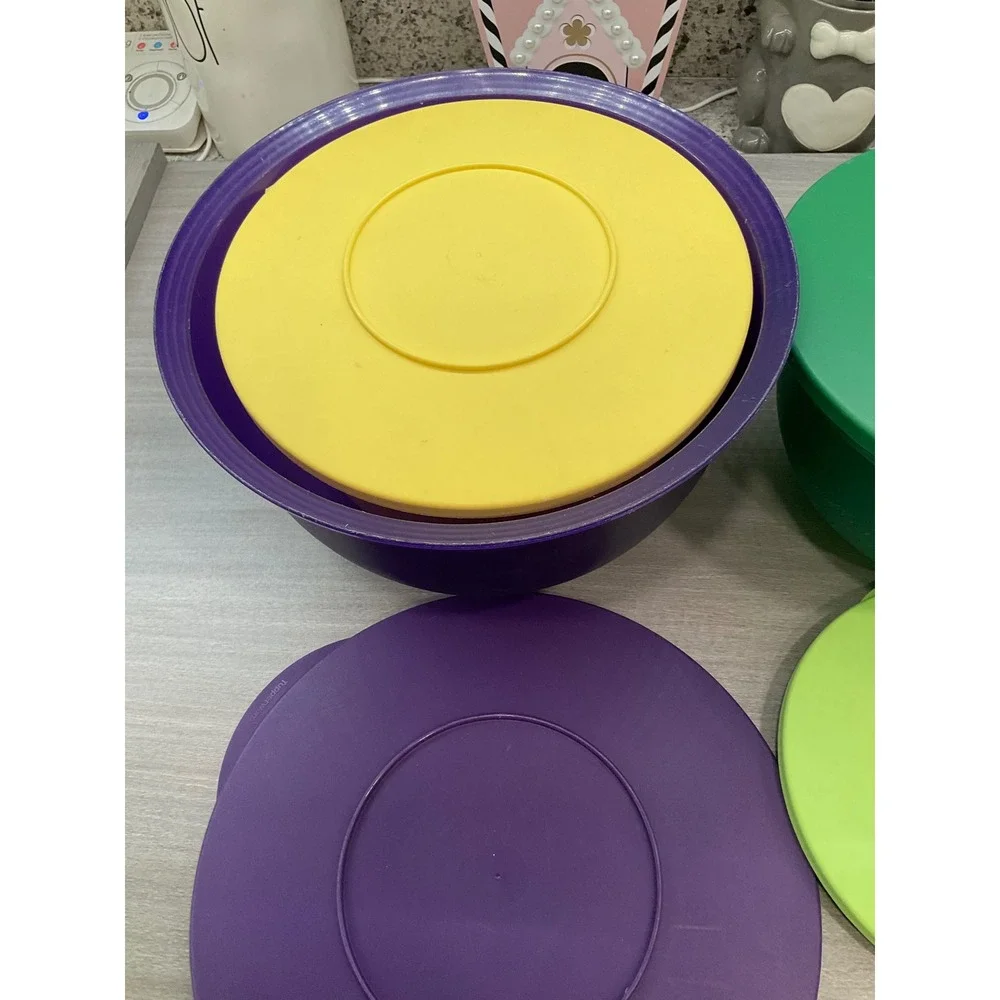 VINTAGE TUPPERWARE IMPRESSIONS NESTING BOWLS